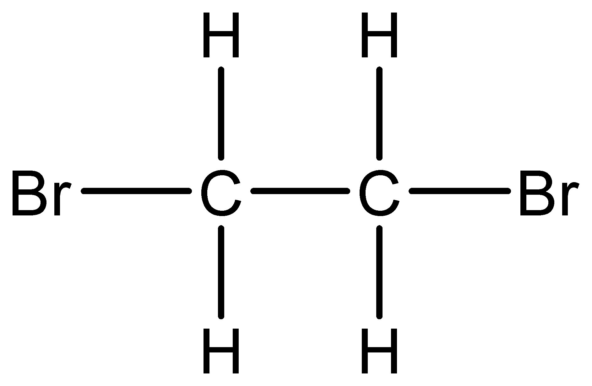 1 2 Dibromoethane Complete Structural Formula