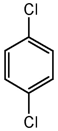 Chemical Structure for 1,4-Dichlorobenzene