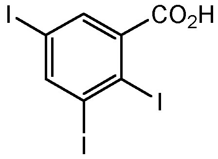 Chemical Structure for 2,3,5-Triiodobenzoic acid