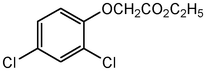 Chemical Structure for 2,4-D ethyl ester