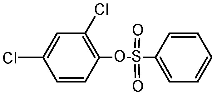 Chemical Structure for 2,4-Dichlorophenyl benzenesulfonate
