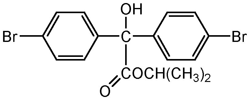 Chemical Structure for Bromopropylate