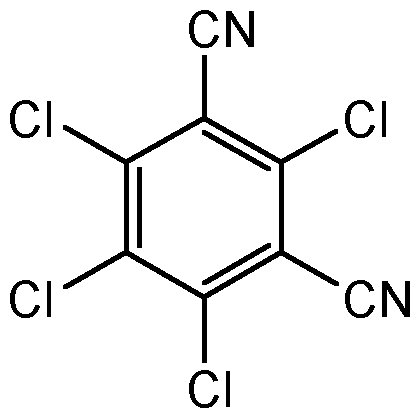 Chemical Structure for Chlorothalonil