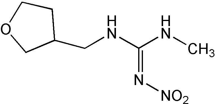 Chemical Structure for Dinotefuran