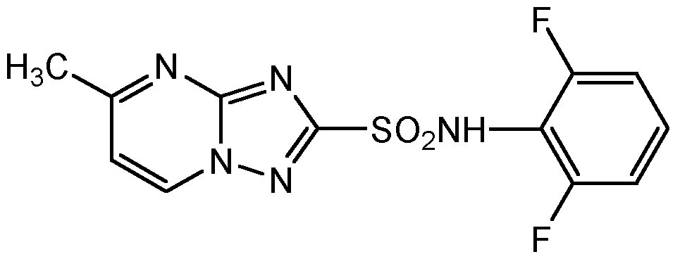 Chemical Structure for Flumetsulam
