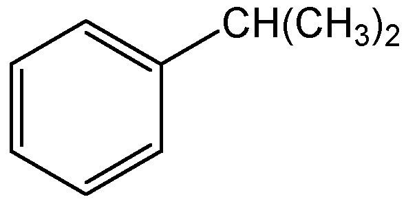 Chemical Structure for Isopropylbenzene