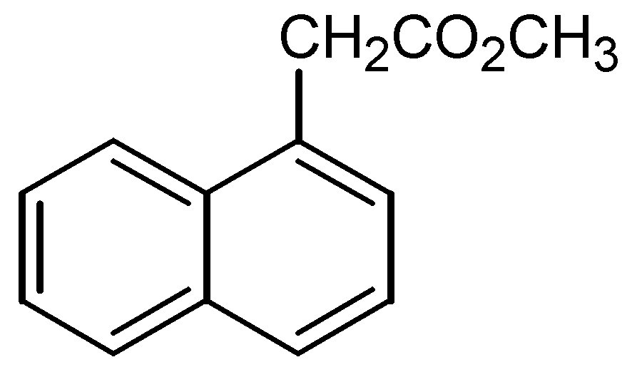 Chemical Structure for Methyl-1-naphthalene acetate