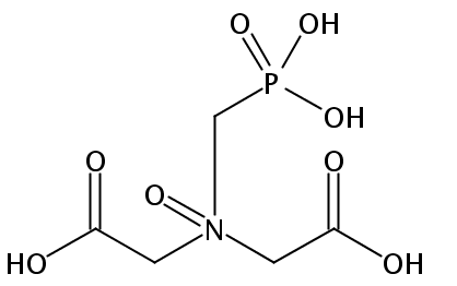 Chemical Structure for N-(Phosphonomethyl)imino diacetic acid N-oxide
