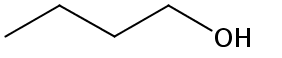 Chemical Structure for n-Butyl alcohol