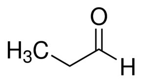 Chemical Structure for Propionaldehyde