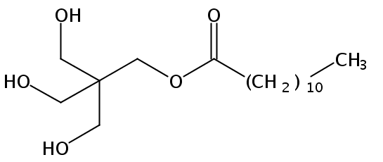 Chemical Structure for Pentaerythritol monolaurate
