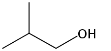 Chemical Structure for Isobutyl alcohol Solution