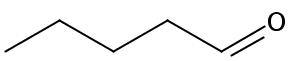 Chemical Structure for Valeraldehyde Solution
